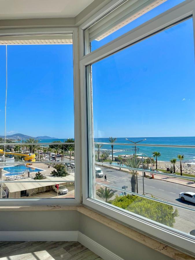 Sa Apartments! Beachfront Apartment With Sea View & Pool Alanya Exterior foto