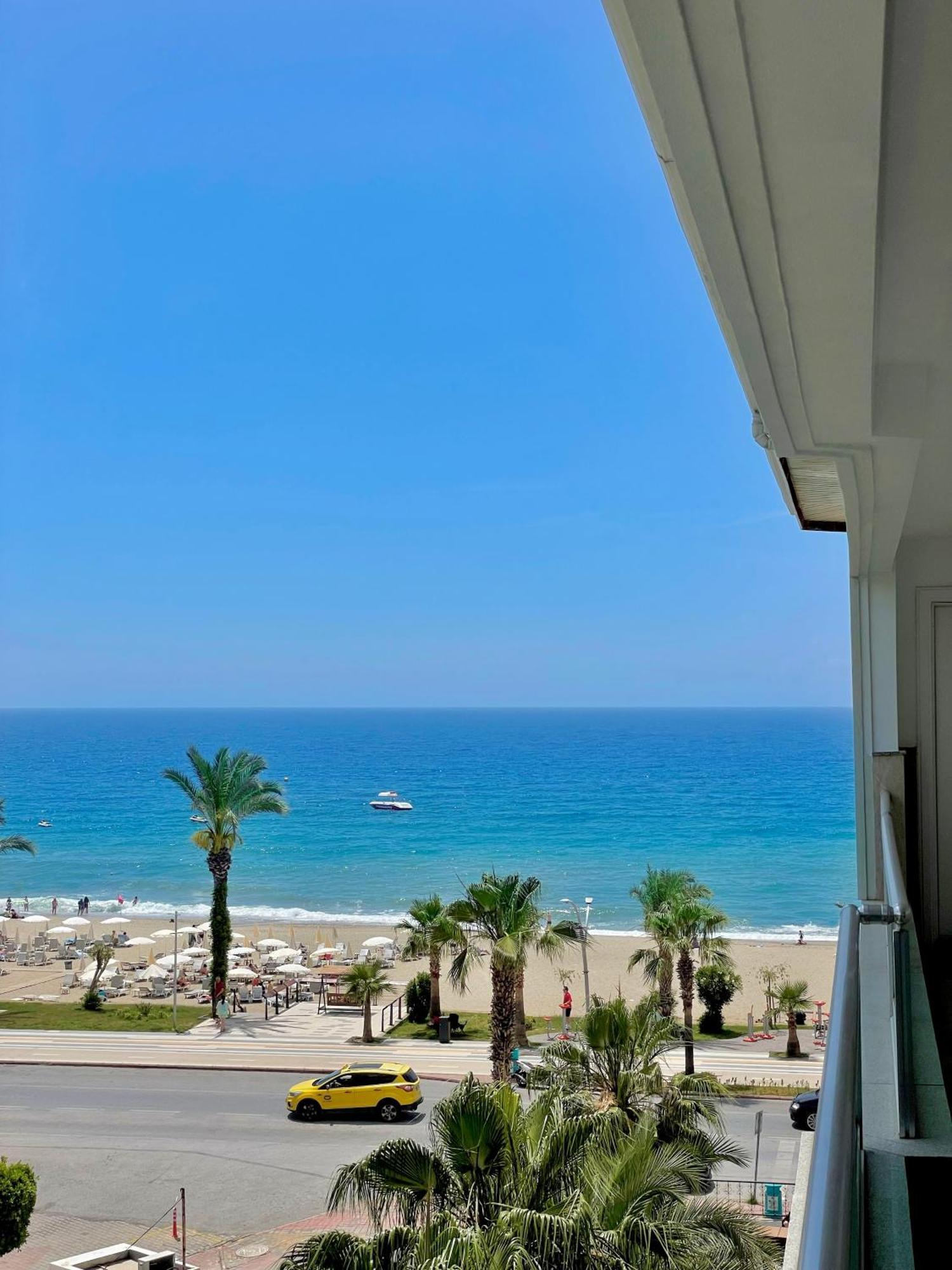 Sa Apartments! Beachfront Apartment With Sea View & Pool Alanya Exterior foto