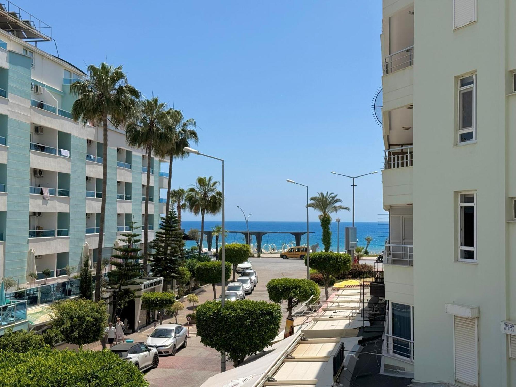 Sa Apartments! Beachfront Apartment With Sea View & Pool Alanya Exterior foto