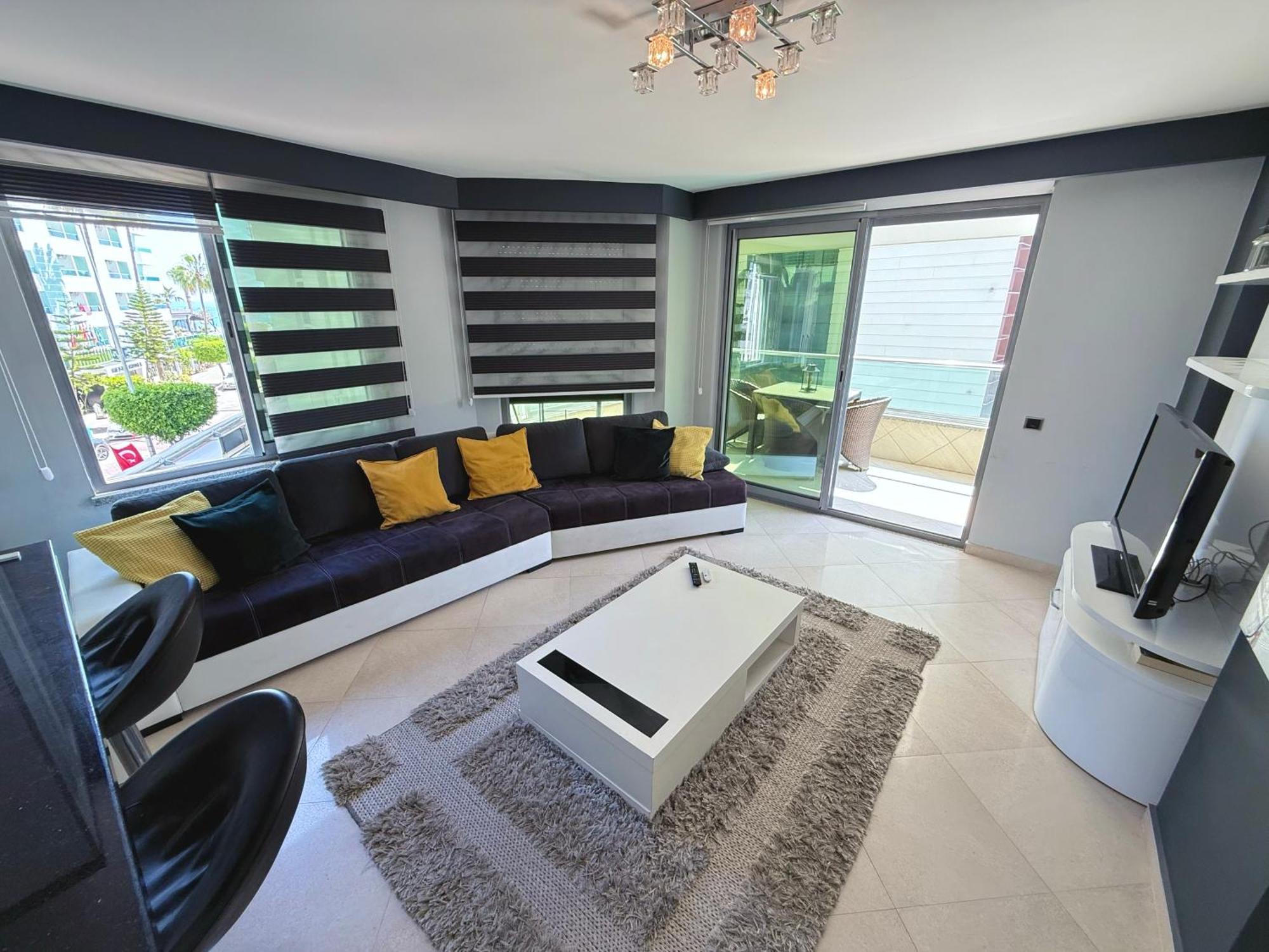 Sa Apartments! Beachfront Apartment With Sea View & Pool Alanya Zimmer foto