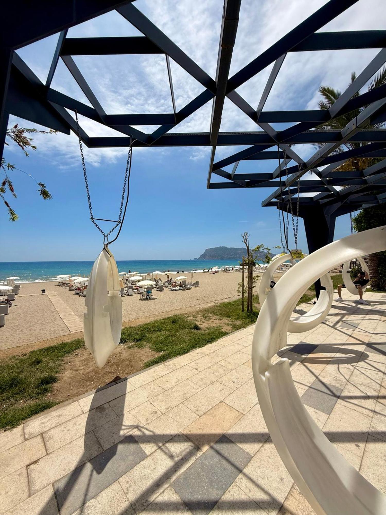 Sa Apartments! Beachfront Apartment With Sea View & Pool Alanya Exterior foto