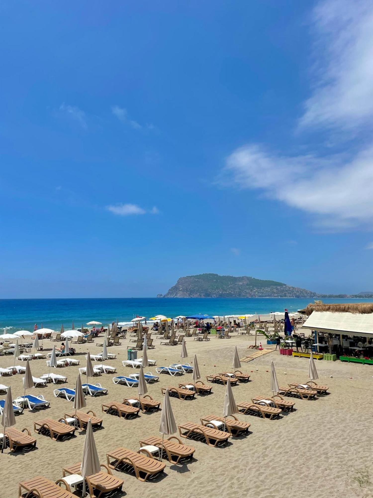 Sa Apartments! Beachfront Apartment With Sea View & Pool Alanya Exterior foto
