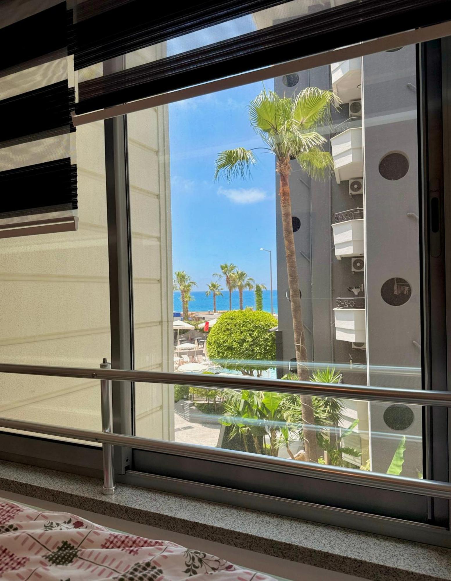 Sa Apartments! Beachfront Apartment With Sea View & Pool Alanya Exterior foto